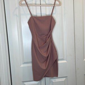 Blush Rose Pink Mini Dress